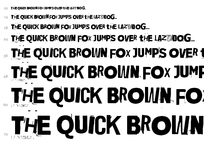 Jadefedga[08] font waterfall